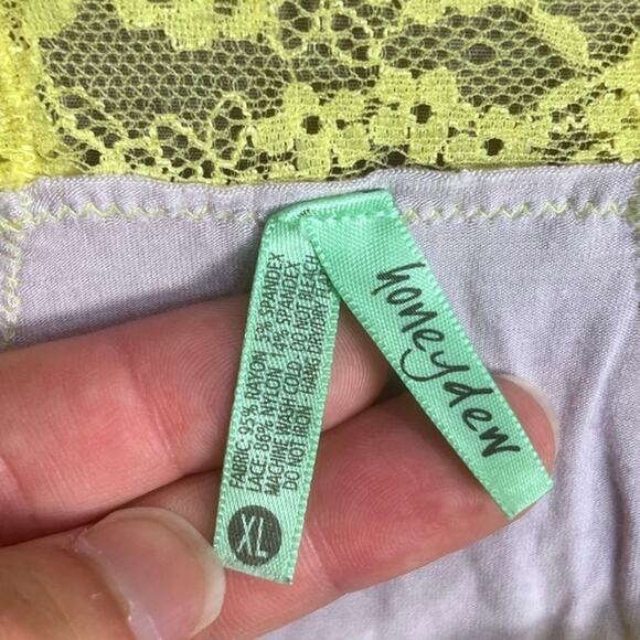 Honey Dew Tank top Fairy Y2K Retro Green Purple Lace 2000s Princess Baby Doll - Picture 3 of 11